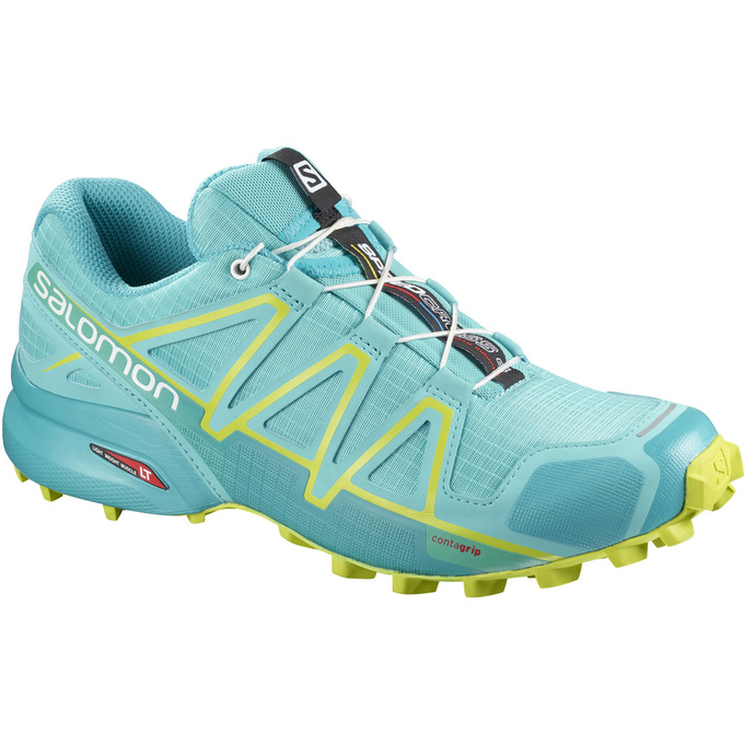 SALOMON SPEEDCROSS 4 W Philippines - Women's Trail Running Shoes - Light Turquoise | 175602-ONQ